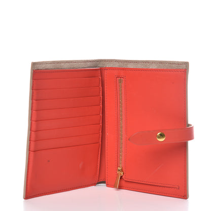 Celine Grained Calfskin Medium Multifunction Strap Wallet Pop Red Chalk 5 of 13