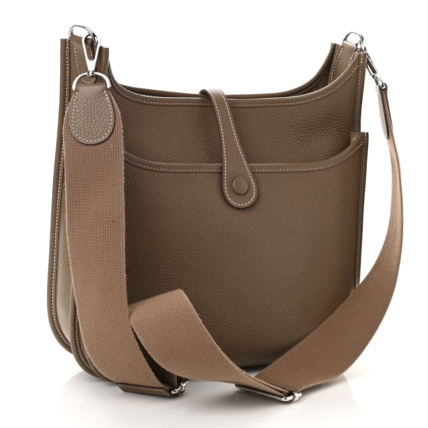 Hermes Taurillon Clemence Evelyne III PM Etoupe 3 of 11