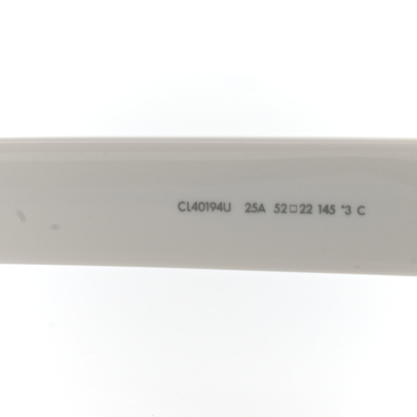 Acetate Triomphe 01 Sunglasses CL 40194U White