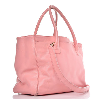 Chanel Calfskin Cerf Shopper Tote Pink 4 of 20