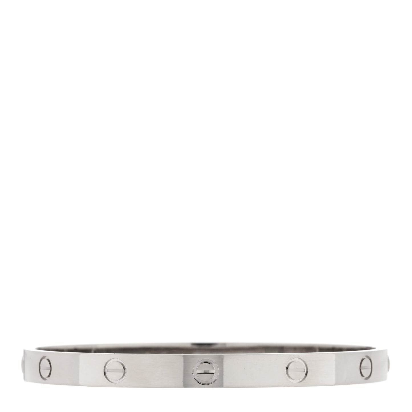 18K White Gold LOVE Bracelet 19