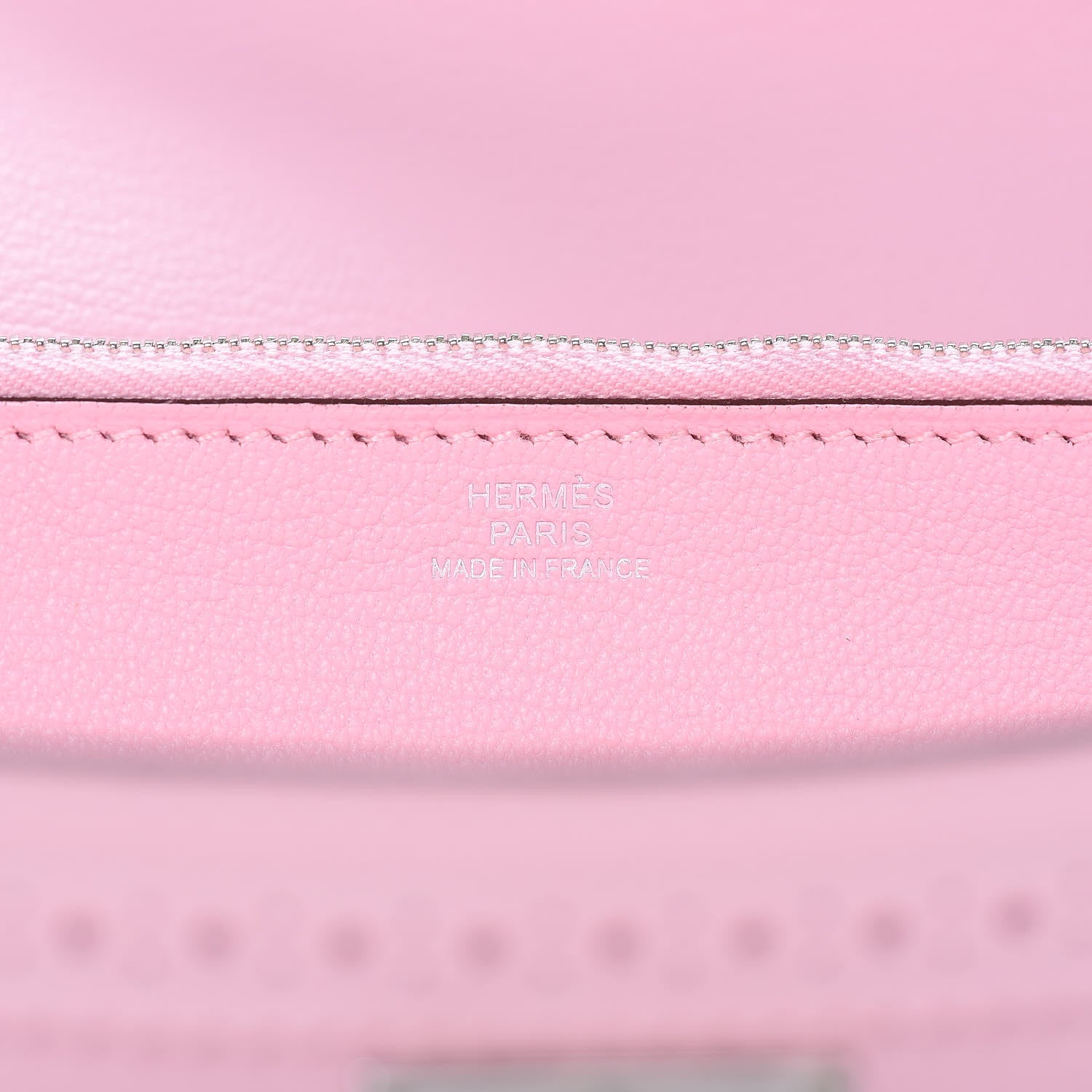 Hermes Swift Ghillies Kelly Longue Wallet Rose Sakura 6 of 21