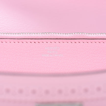Hermes Swift Ghillies Kelly Longue Wallet Rose Sakura 6 of 21