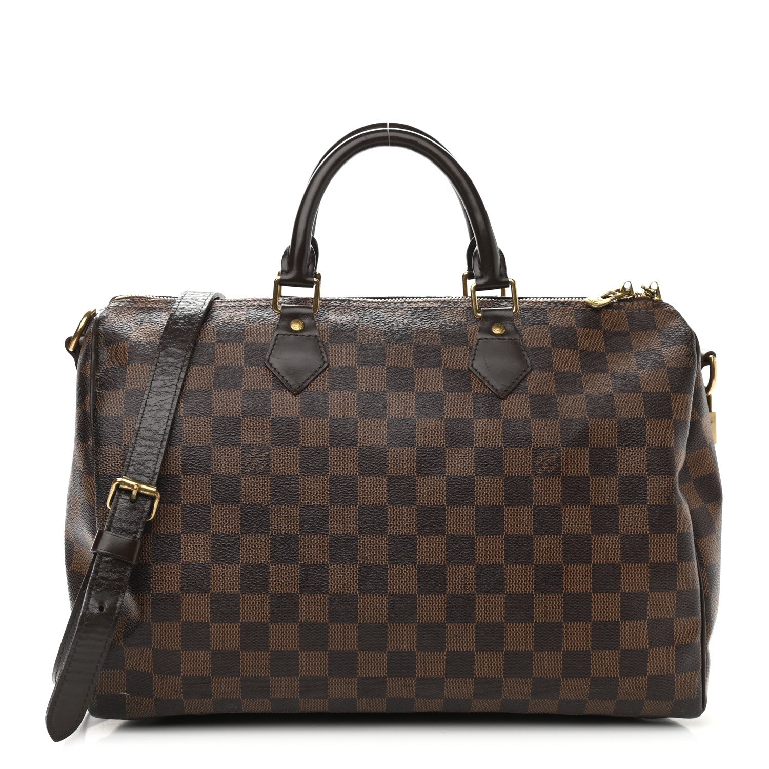 Louis Vuitton Damier Ebene Speedy Bandouliere 35 1 of 18