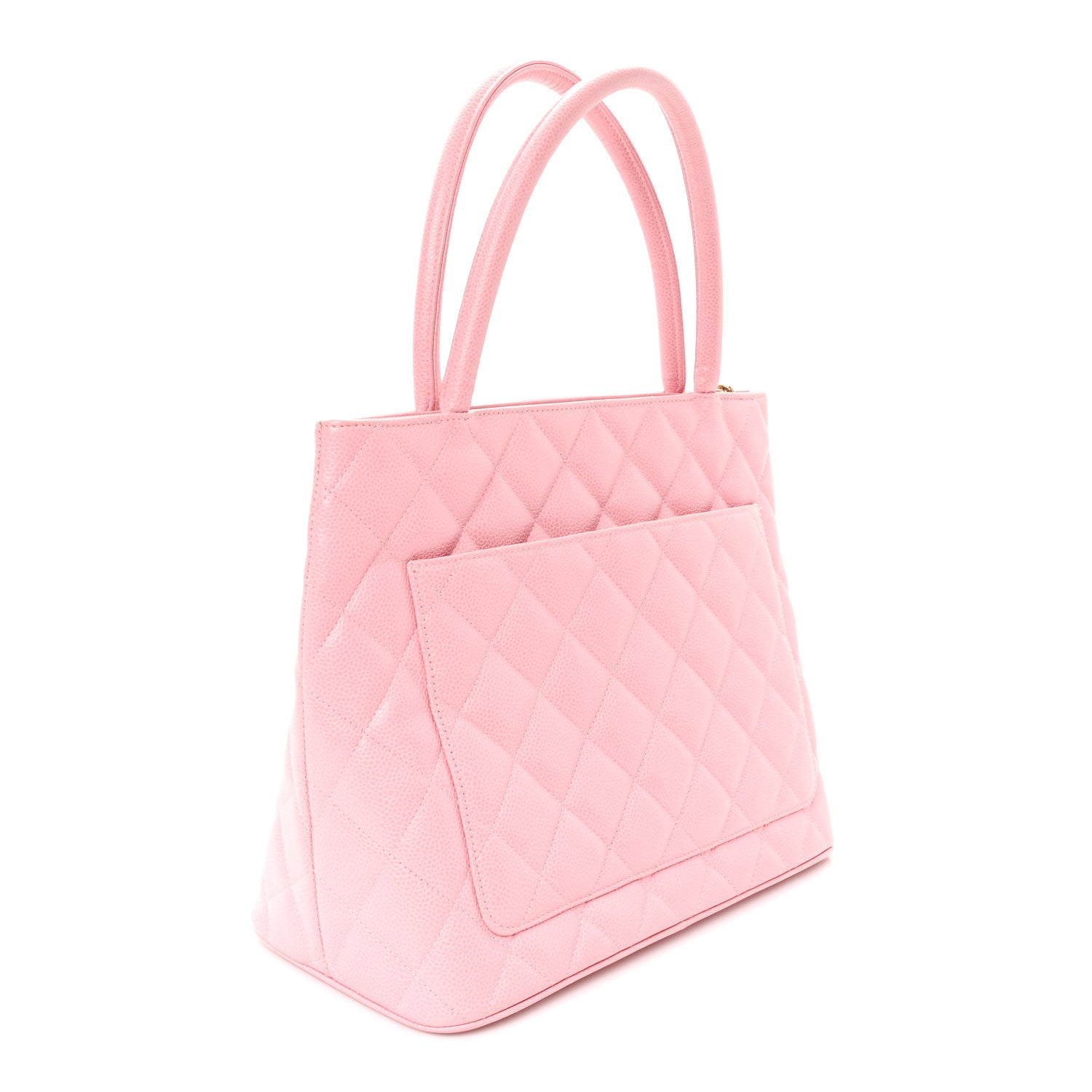 Chanel Caviar Quilted Medallion Tote Light Pink 3 of 10