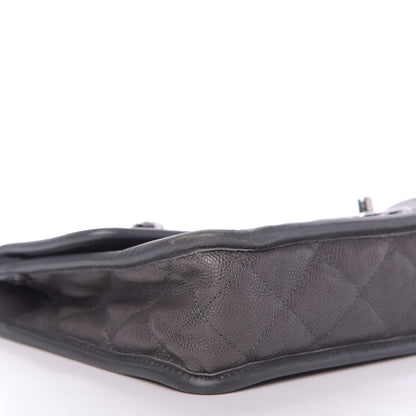 Chanel Caviar Quilted Large French Riviera Flap Dark Grey 6 of 10