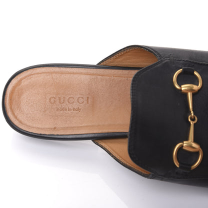 Gucci Calfskin Womens Princetown Slippers 38.5 Black 6 of 9