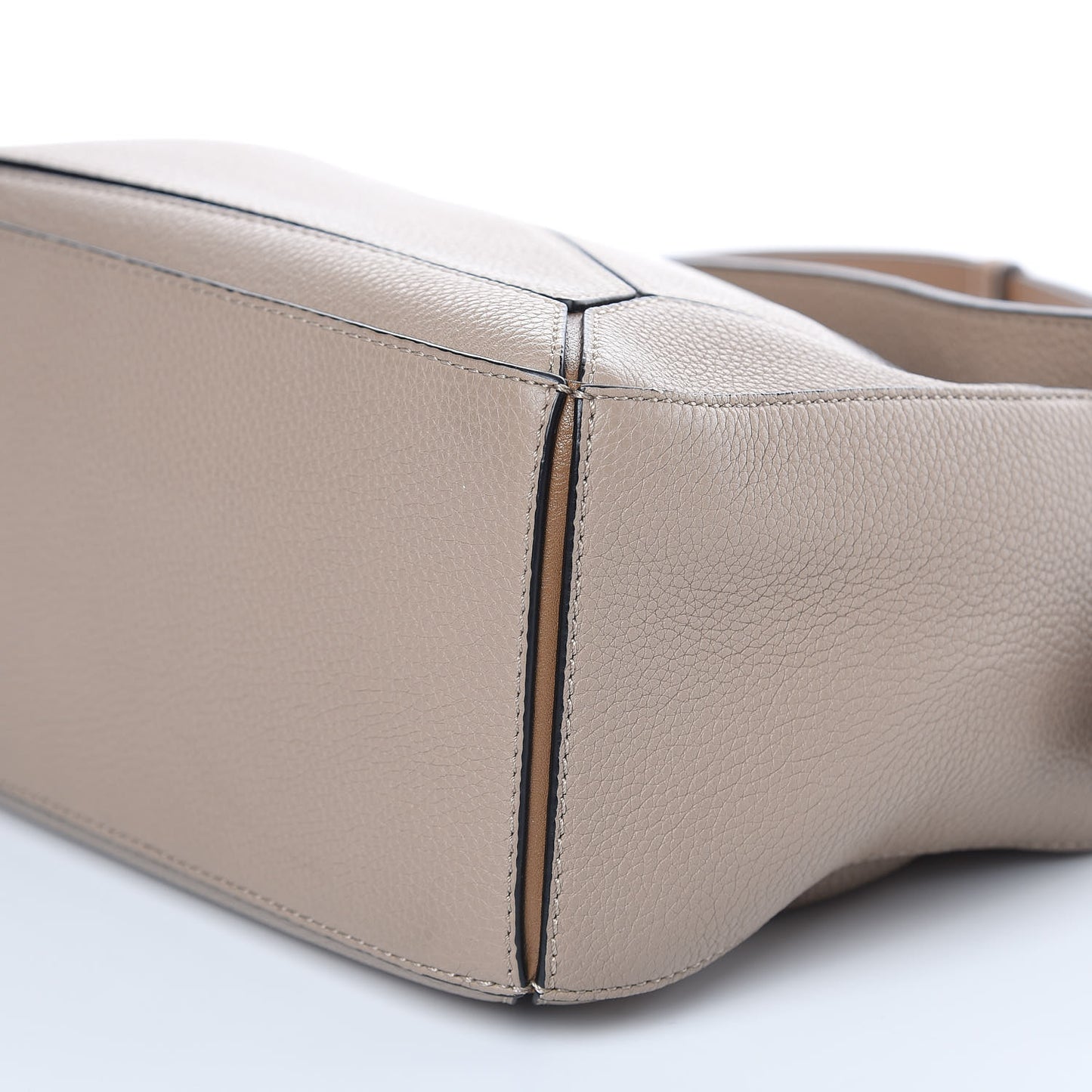 Grained Calfskin Small Puzzle Bag Sand Mink