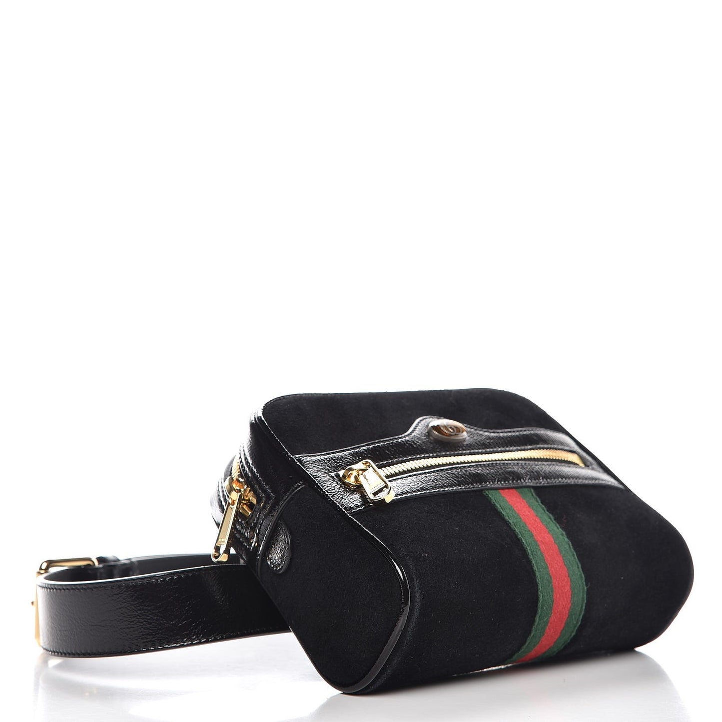 Suede Small Ophidia Belt Bag 85 34 Black