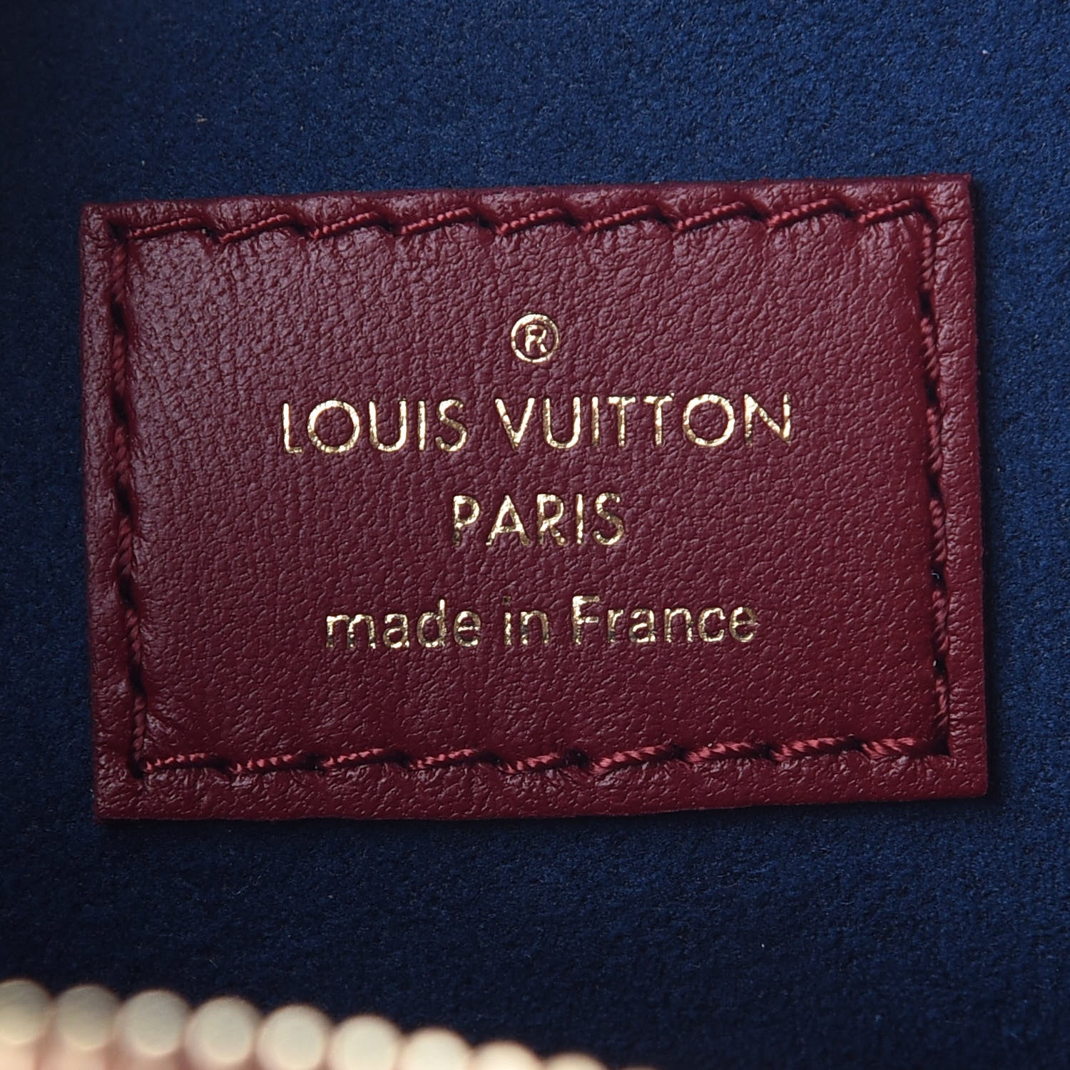 Louis Vuitton Lambskin Embossed Monogram Coussin PM Wine 5 of 7
