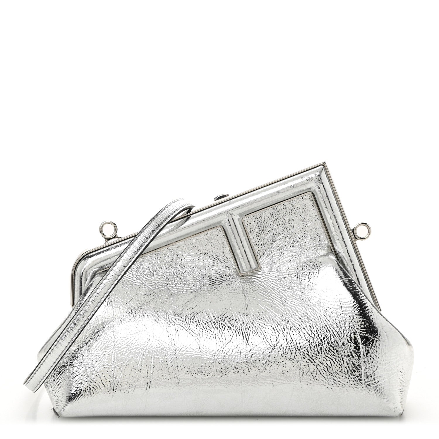 Fendi Rock Millenium Small Fendi First Argento 1 of 11