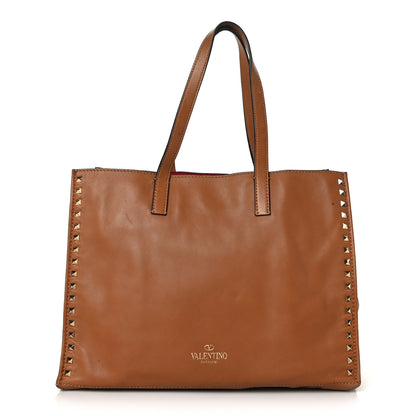 Valentino Garavani Nappa Medium Rockstud Soft Tote Light Cuir 1 of 11