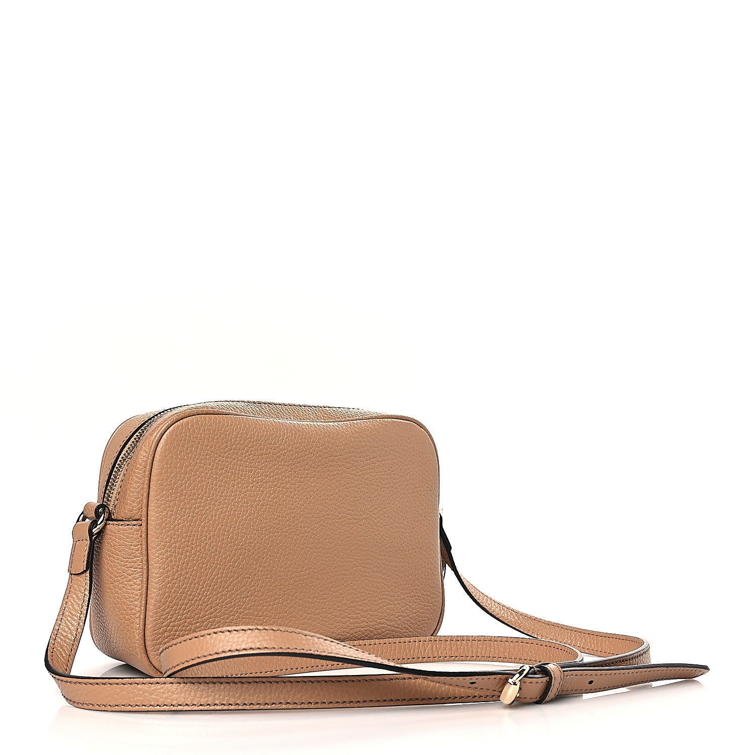 Gucci Pebbled Calfskin Small Soho Disco Bag Camelia 3 of 9