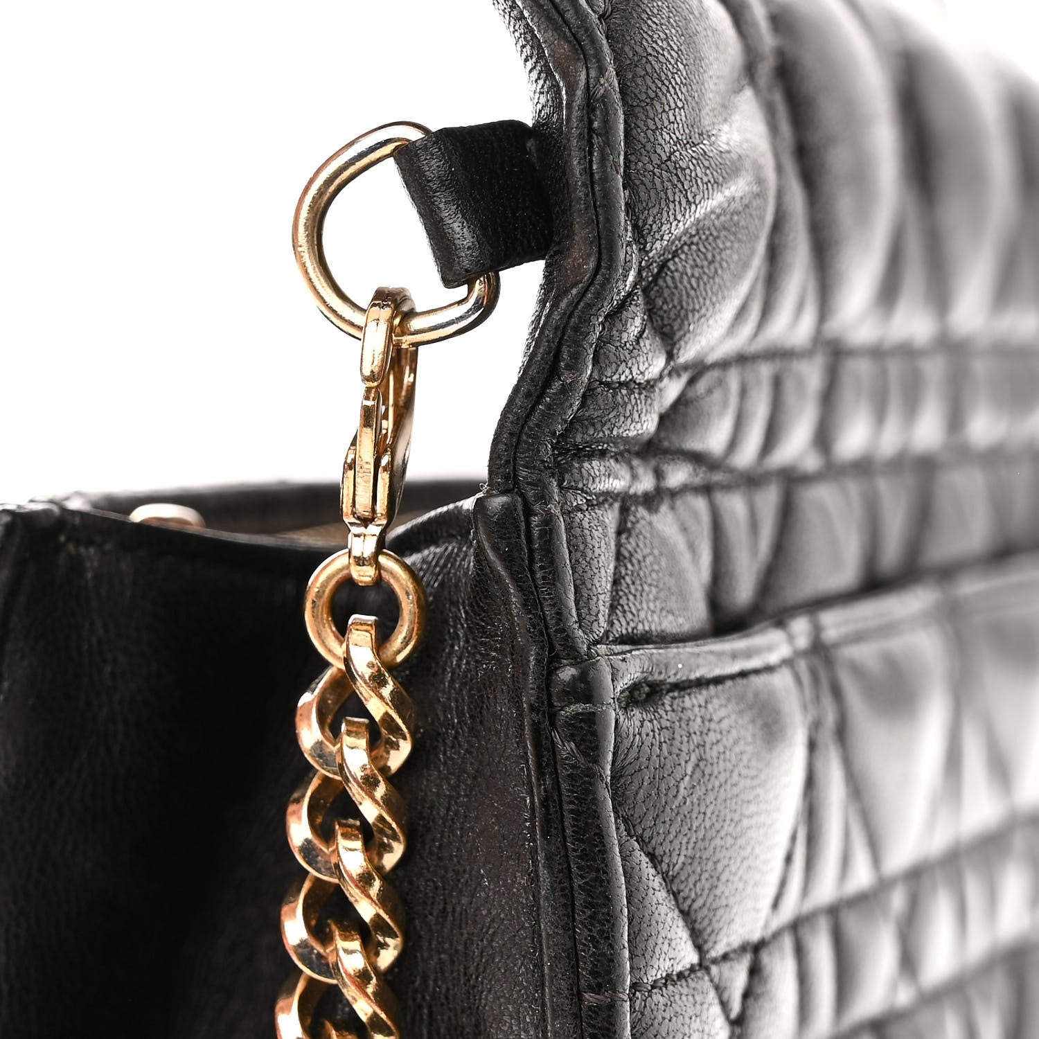 Christian Dior Lambskin Cannage Miss Dior Promenade Pouch Black 13 of 15