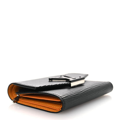 Louis Vuitton Epi Grenelle Compact Wallet Black 4 of 7