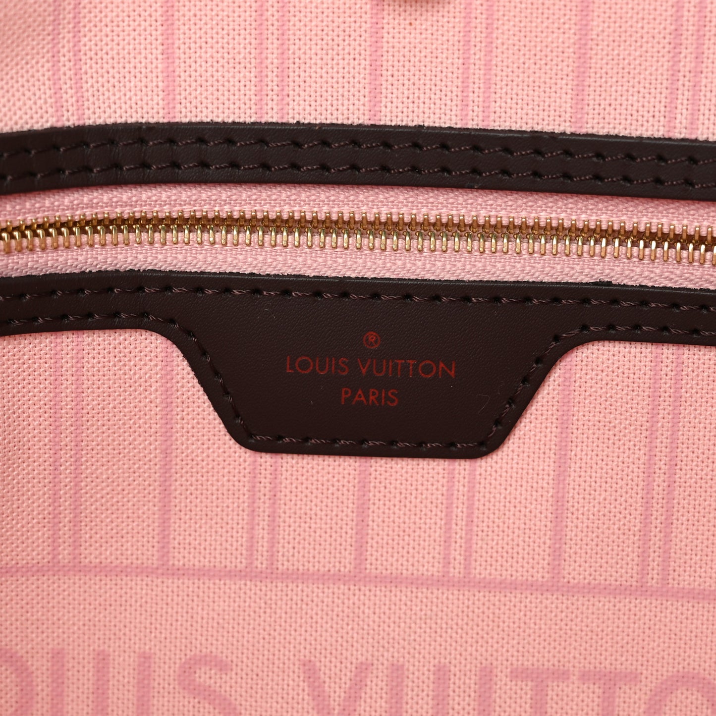Damier Ebene Neo Neverfull MM Rose Ballerine