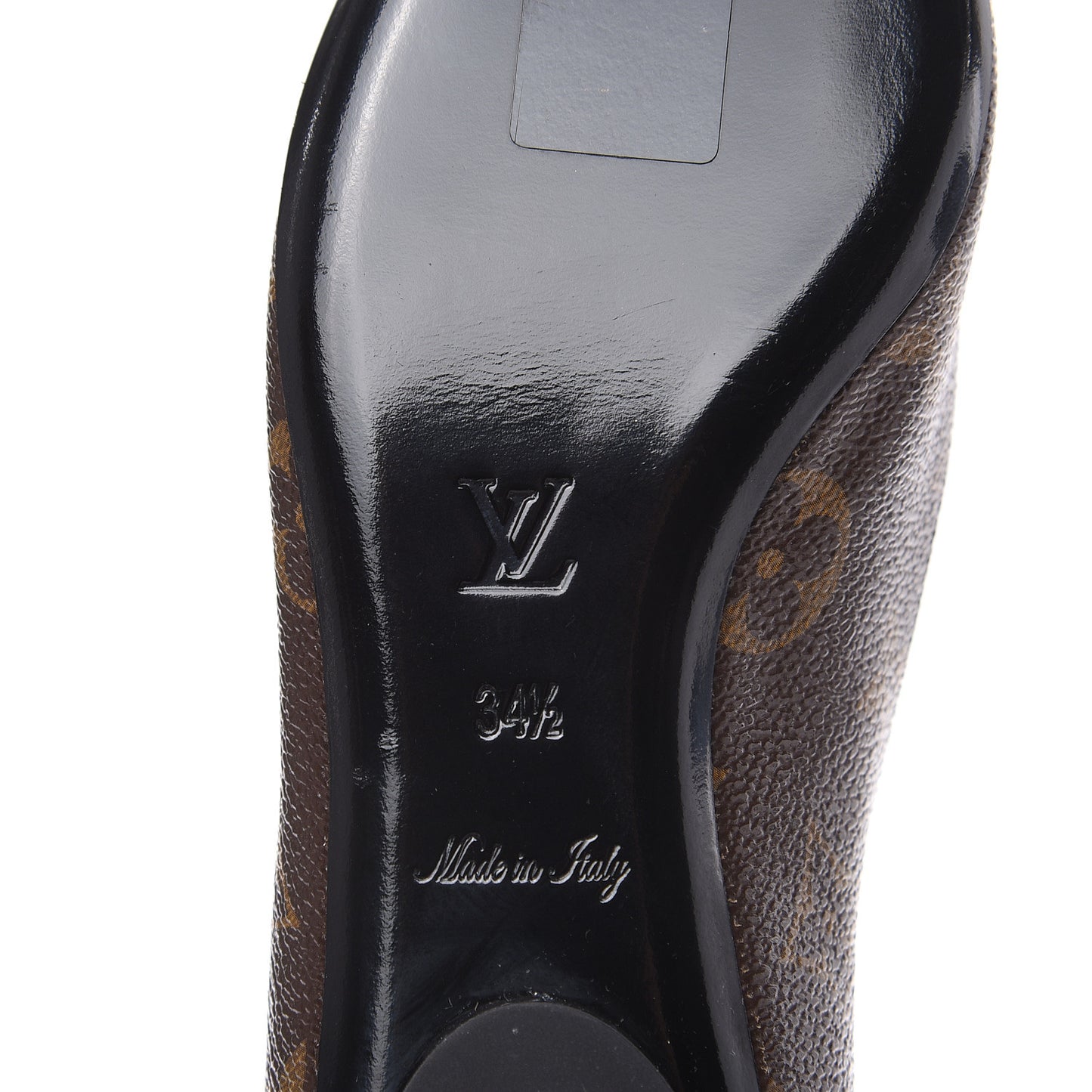 Patent Monogram Fetish Ballerina Flats 34.5