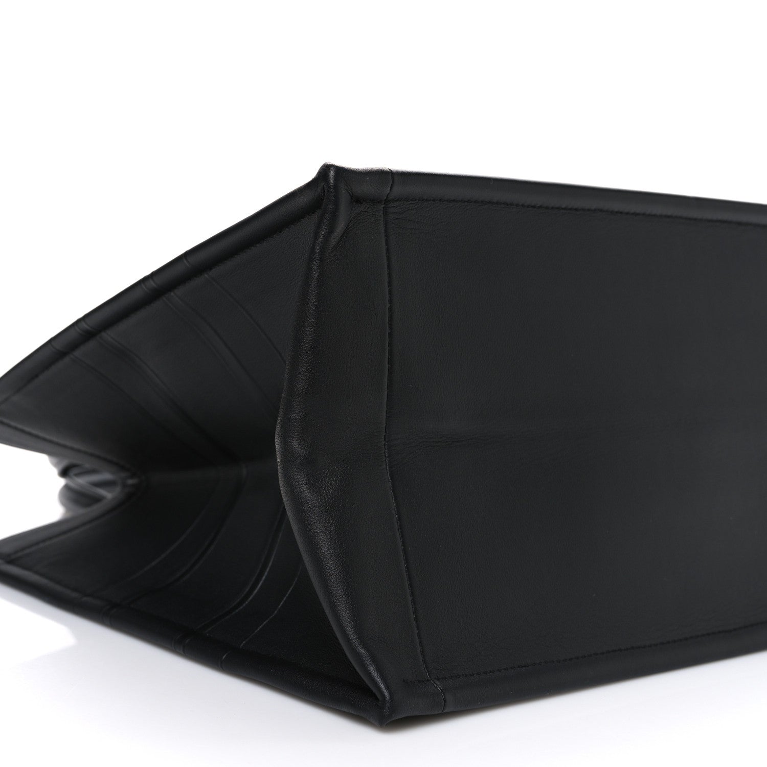 Christian Dior Calfskin Embossed Medium Book Tote Black 9 of 10