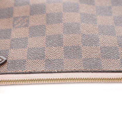 Louis Vuitton Damier Ebene Neverfull MM GM Pochette Rose Ballerine 12 of 13