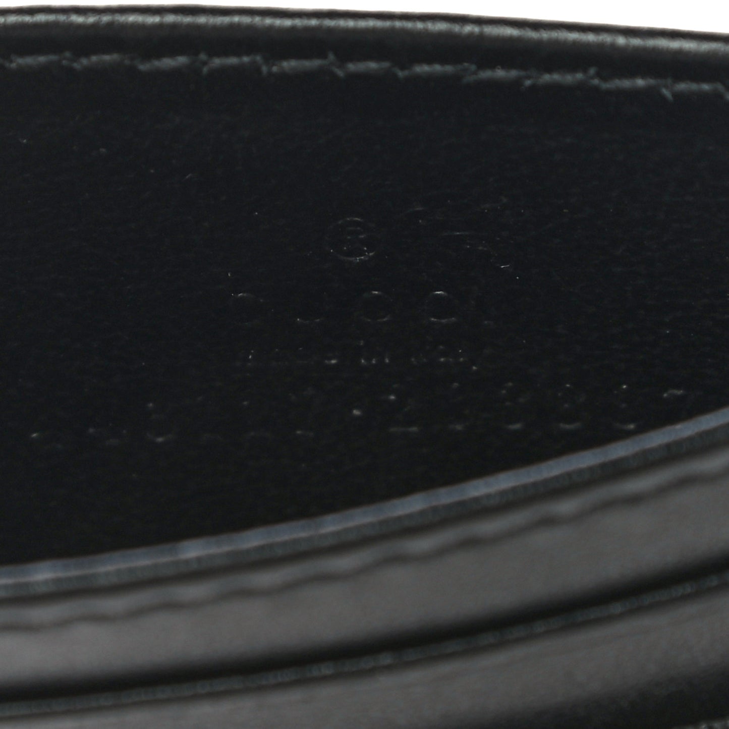 Calfskin Matelasse GG Marmont Card Holder Black