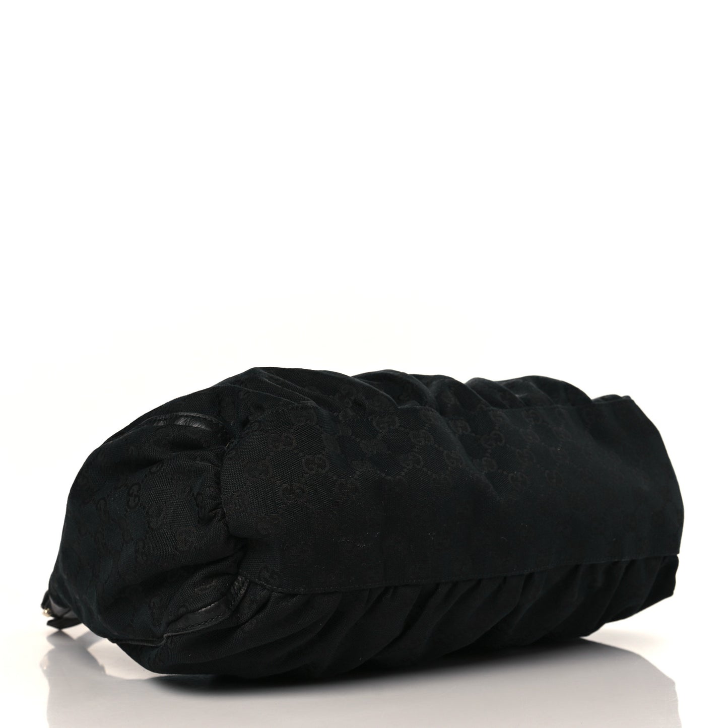 Monogram Large D Gold Ring Hobo Black