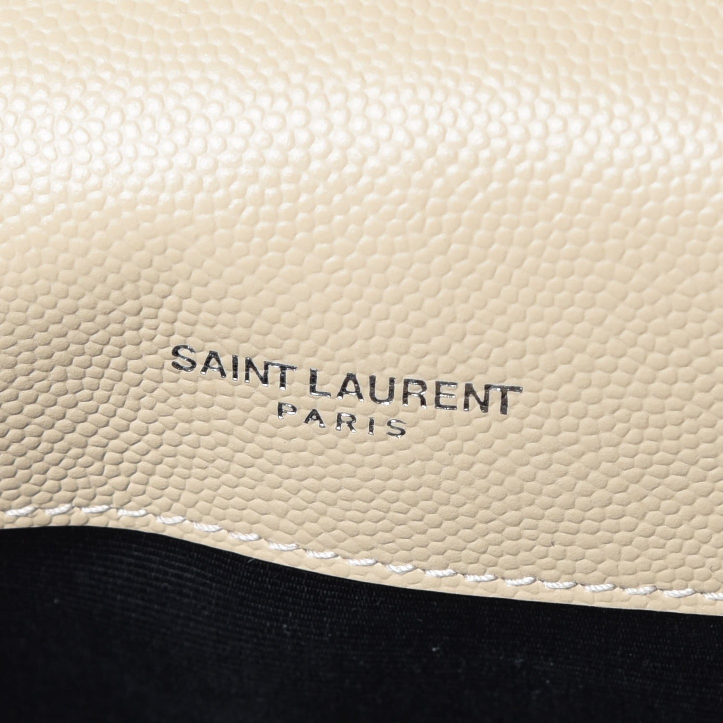 Grain De Poudre Textured Mixed Matelasse Medium Triquilt Monogram Satchel Nude Powder