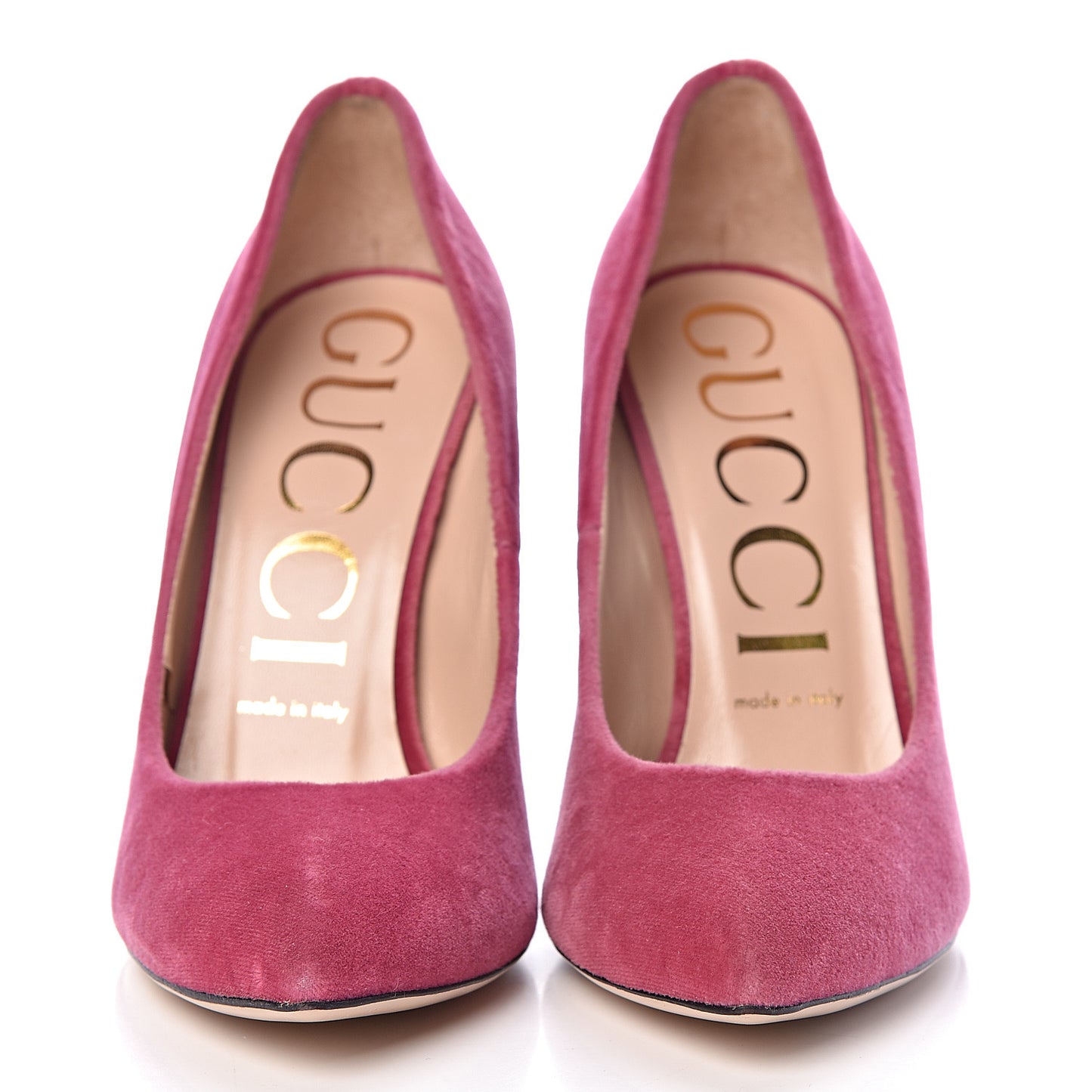 Velvet Removable Web Bow Pumps 38.5 Tibet Red