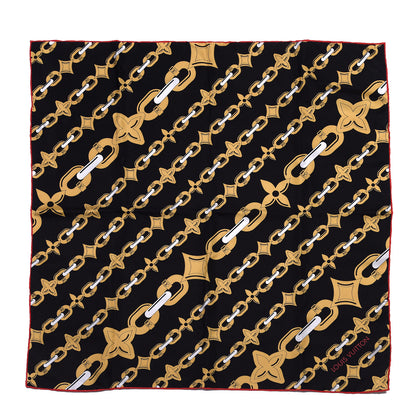Louis Vuitton Silk Square Scarf Black 1 of 3