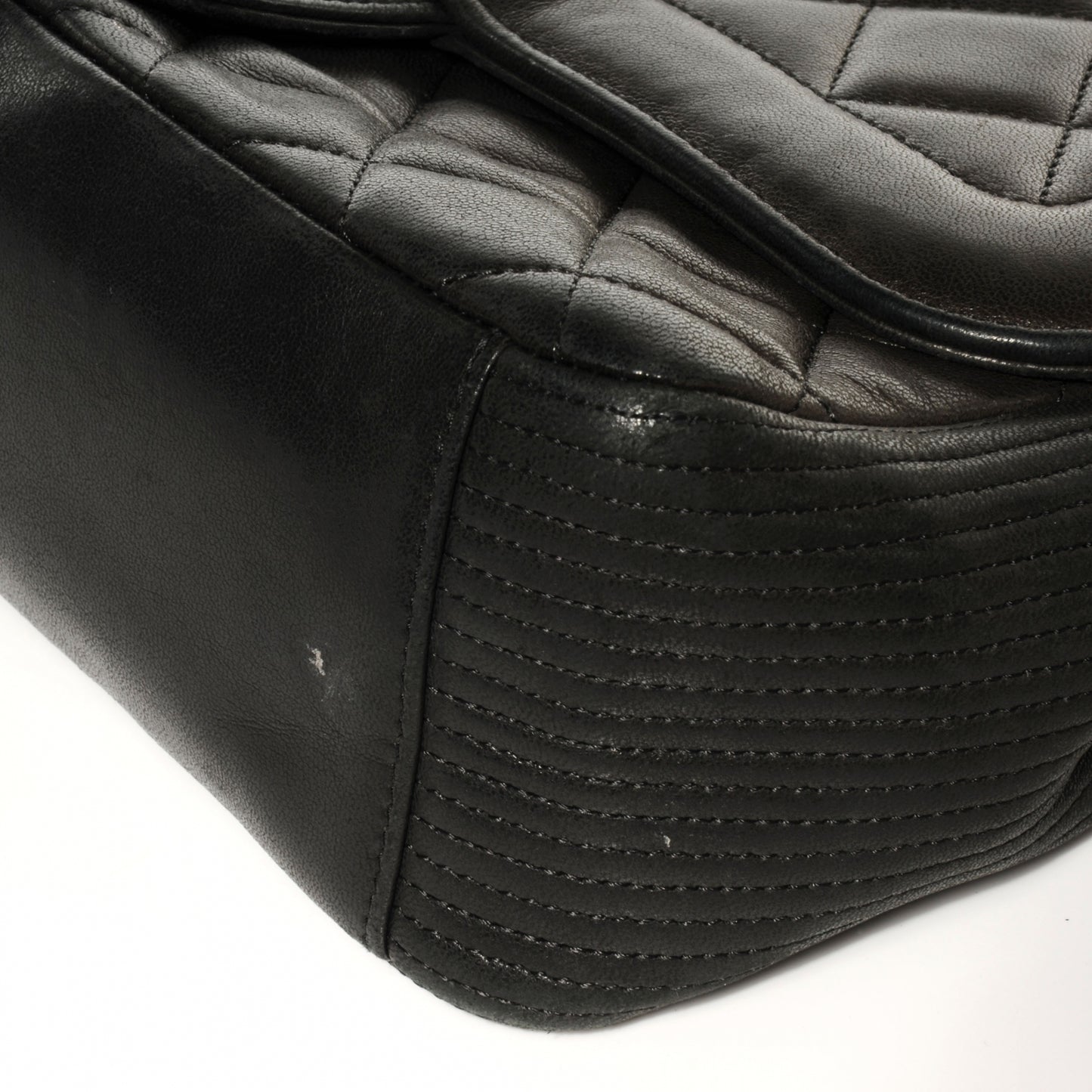 Lambskin Medium Coco Rider Flap Black