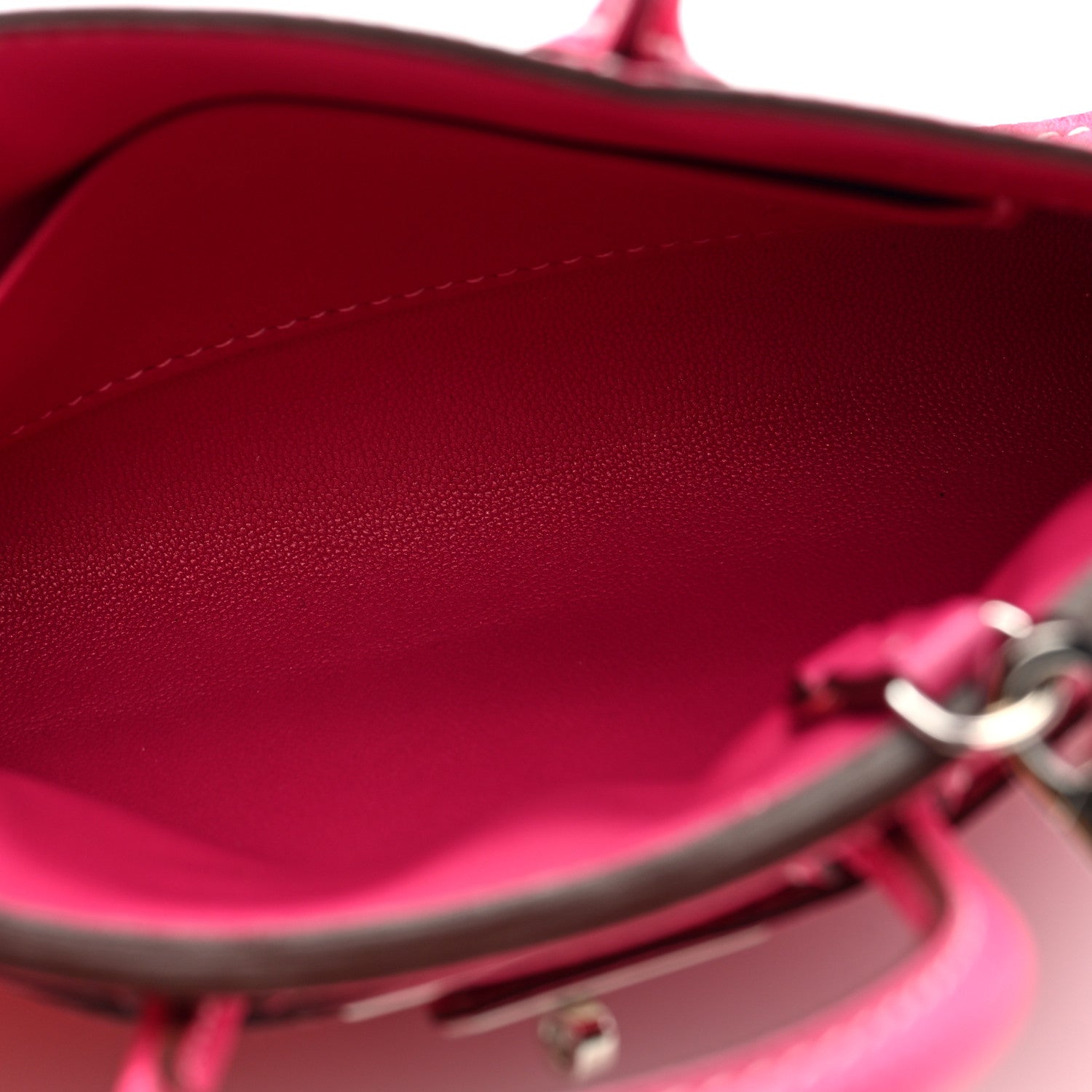 Hermes Epsom Micro Birkin 15 Rose Tyrien 5 of 9