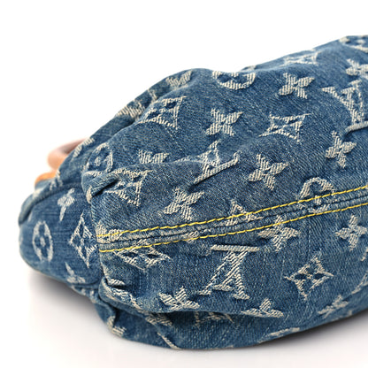Louis Vuitton Monogram Denim Pleaty Blue 7 of 12