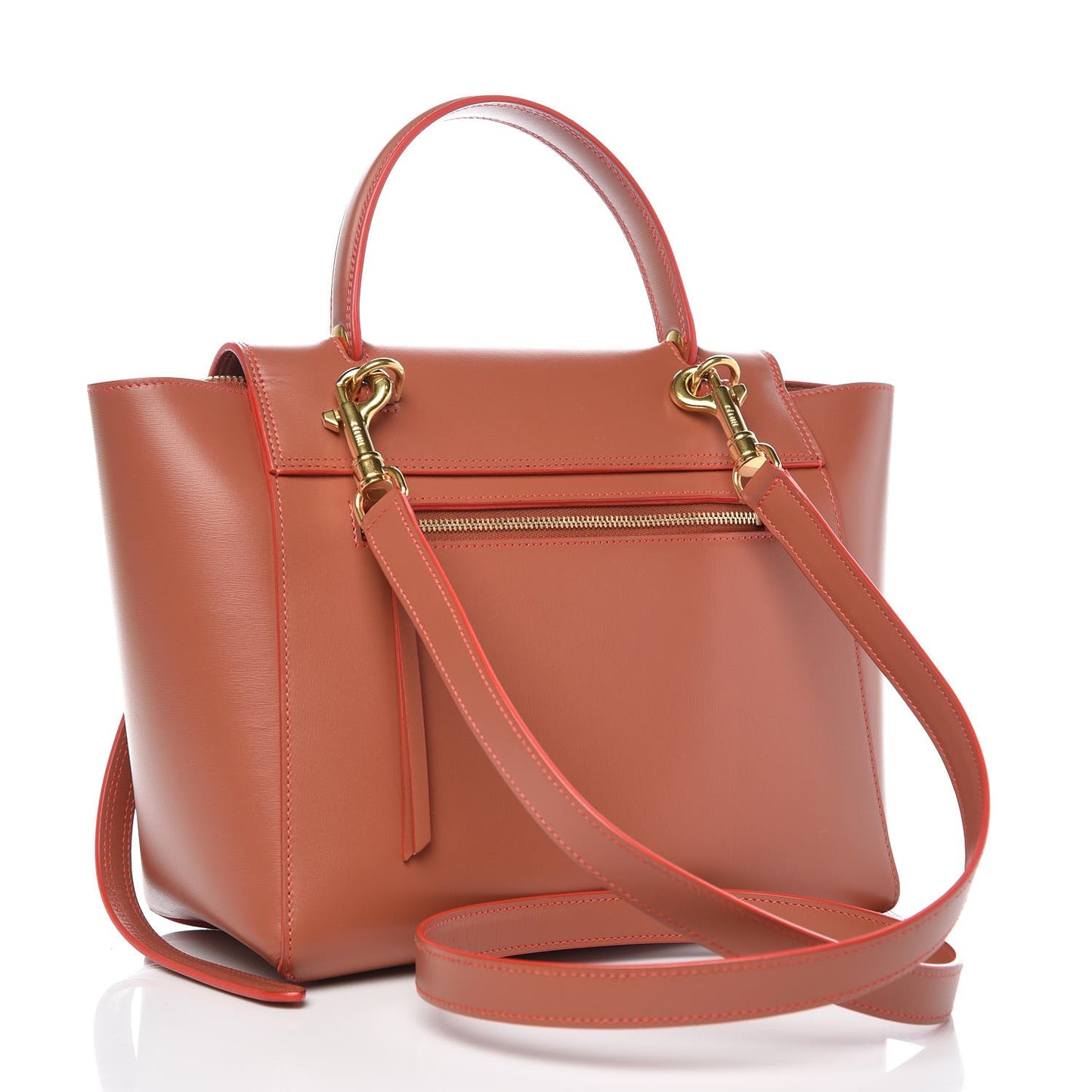 Smooth Calfskin Mini Belt Bag Terracotta
