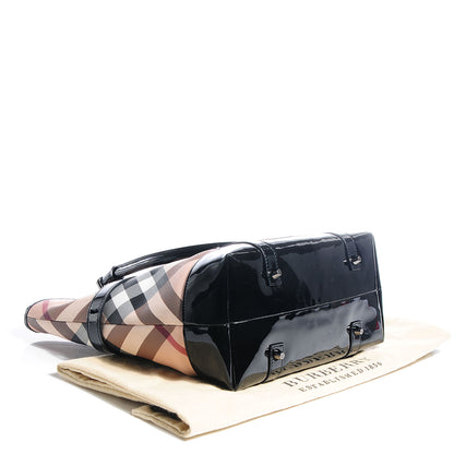 Burberry Supernova Check Medium Tote Black 4 of 8