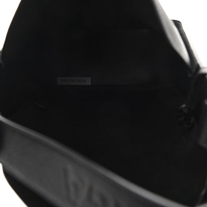 Balenciaga Calfskin Logo Embossed Small Tool 2.0 North-South Tote Black 6 of 10