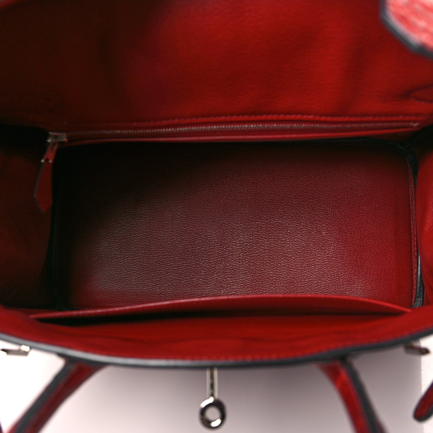 Hermes Matte Alligator Birkin 30 Rouge H 5 of 9