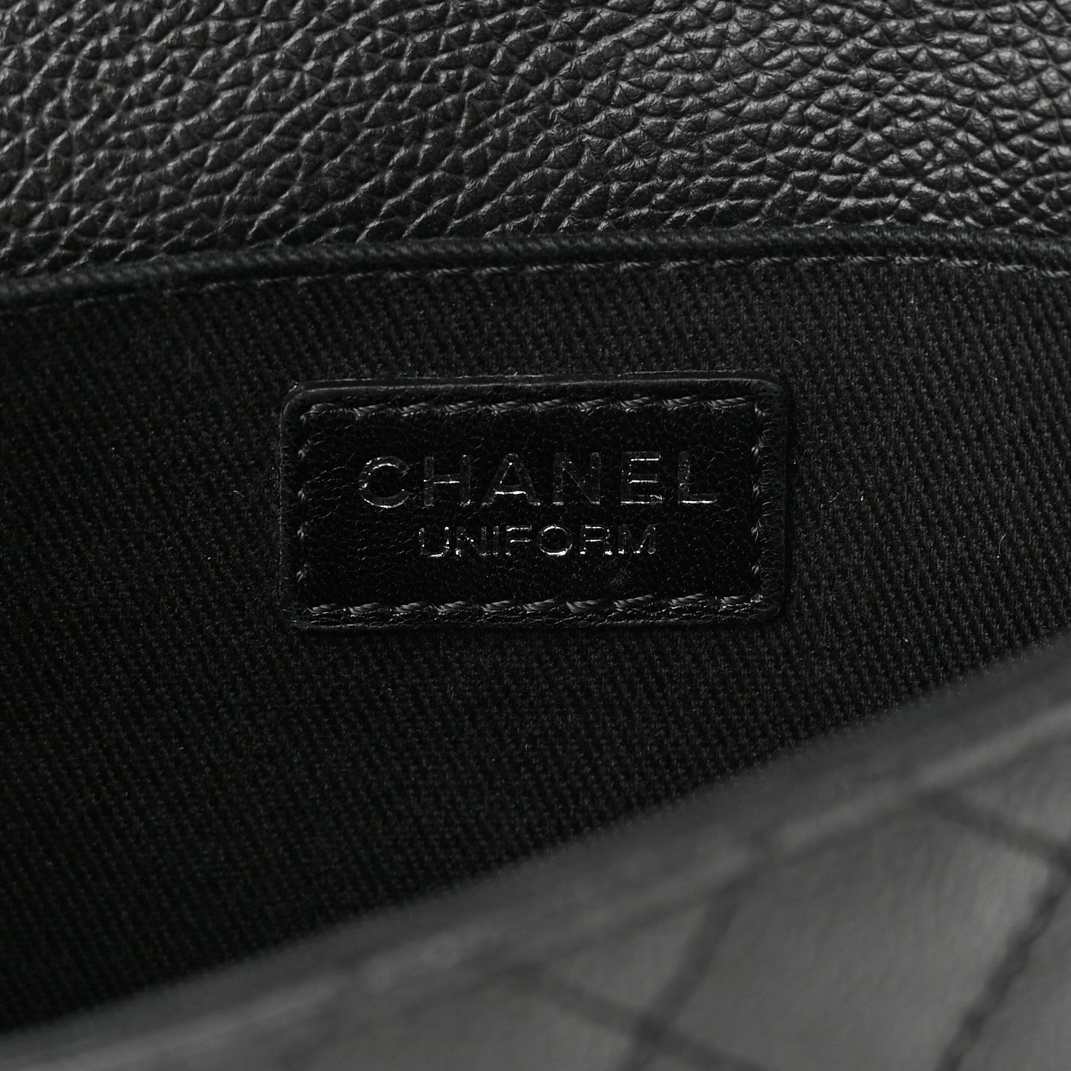 Chanel Grained Calfskin Quilted 2.55 Reissue Flap Belt Bag Clutch Black 6 of 13