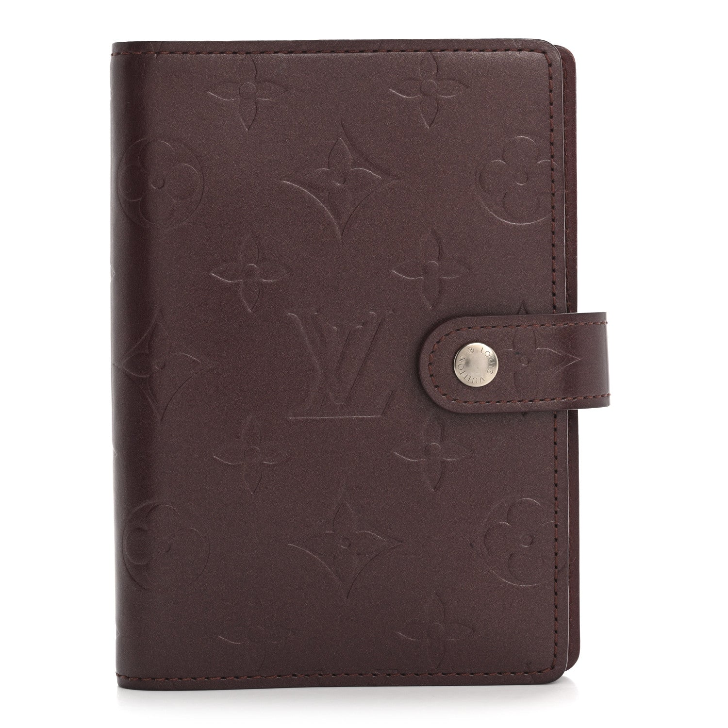 Louis Vuitton Mat Monogram Small Ring Agenda Cover Violet 1 of 12