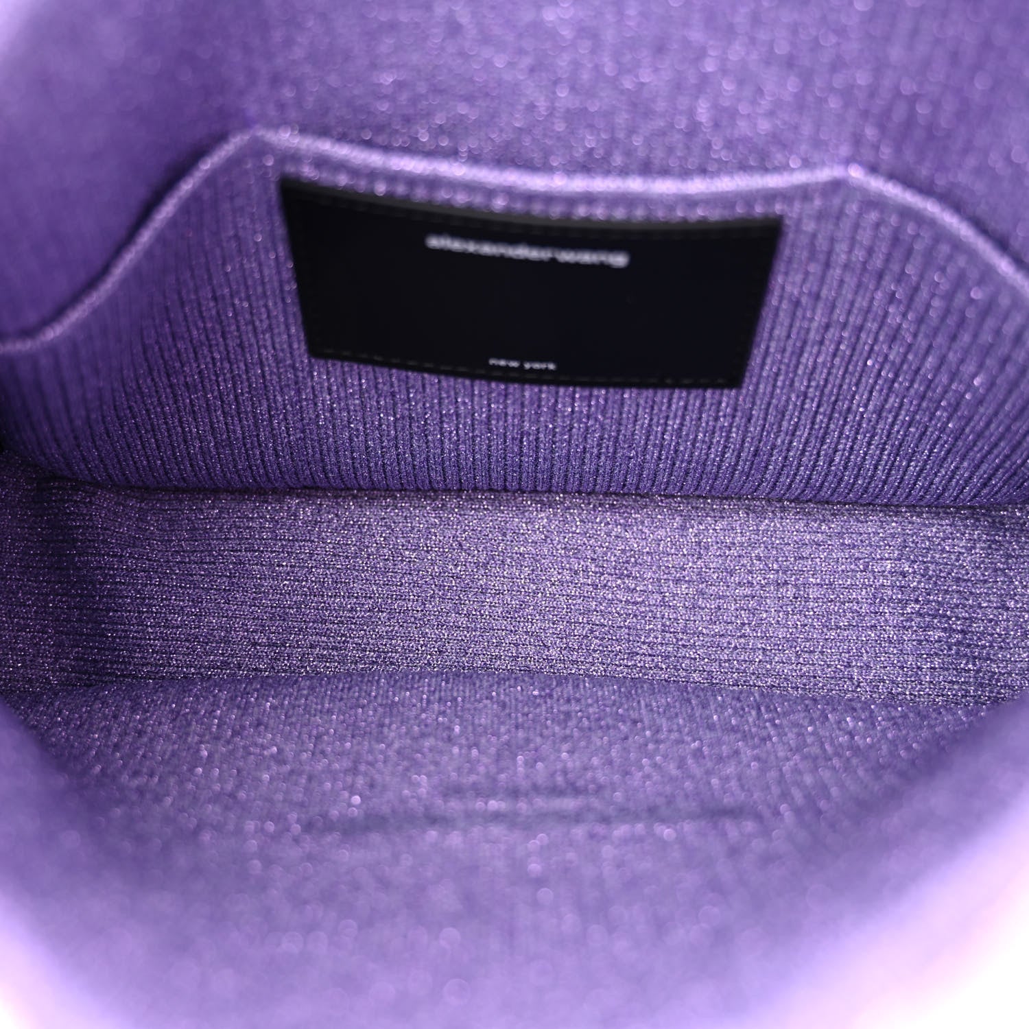 Alexander Wang Ribbed Knit Small Ryan Bag Unicorn 5 of 9