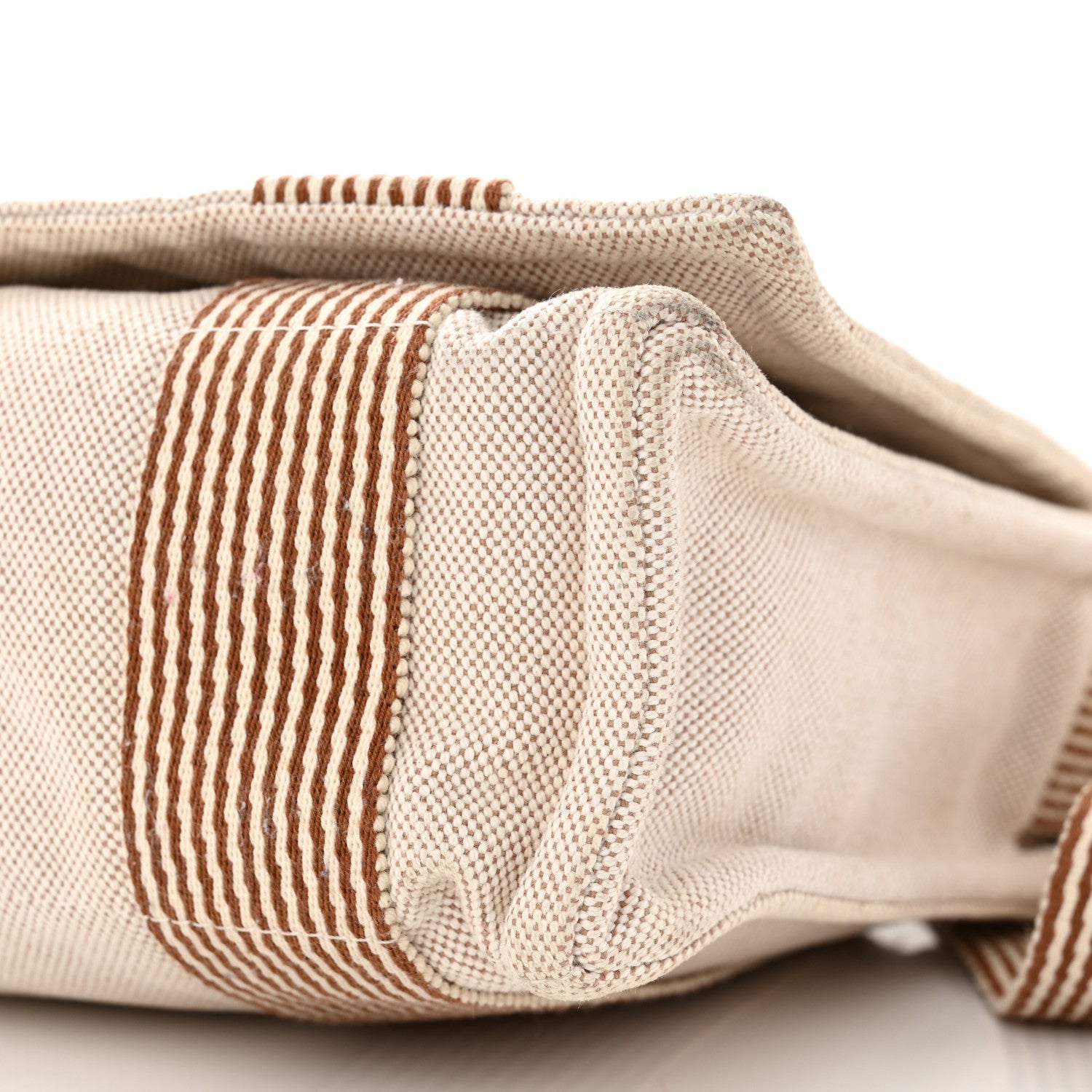 Hermes Canvas Herline Messenger Bag Natural 11 of 12