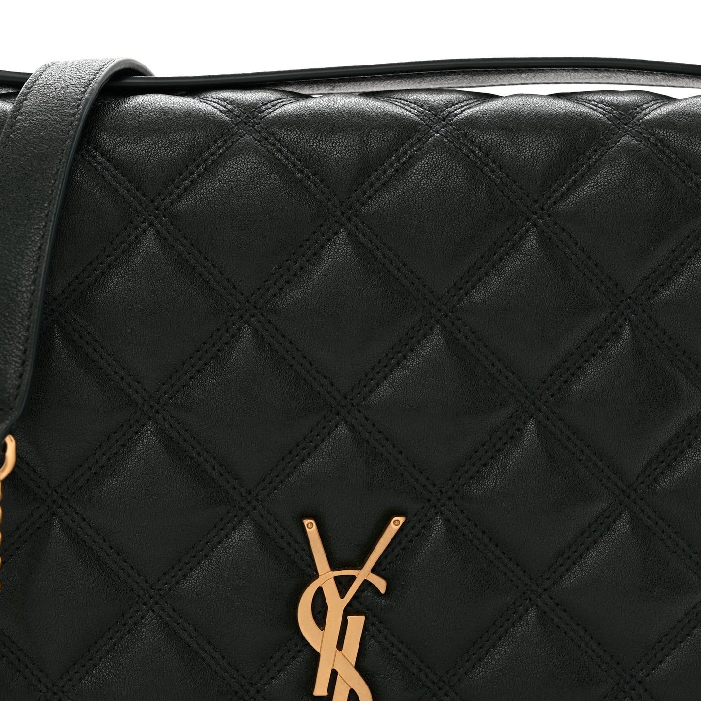 Lambskin Quilted Mini Becky Chain Bag Vert Fonce