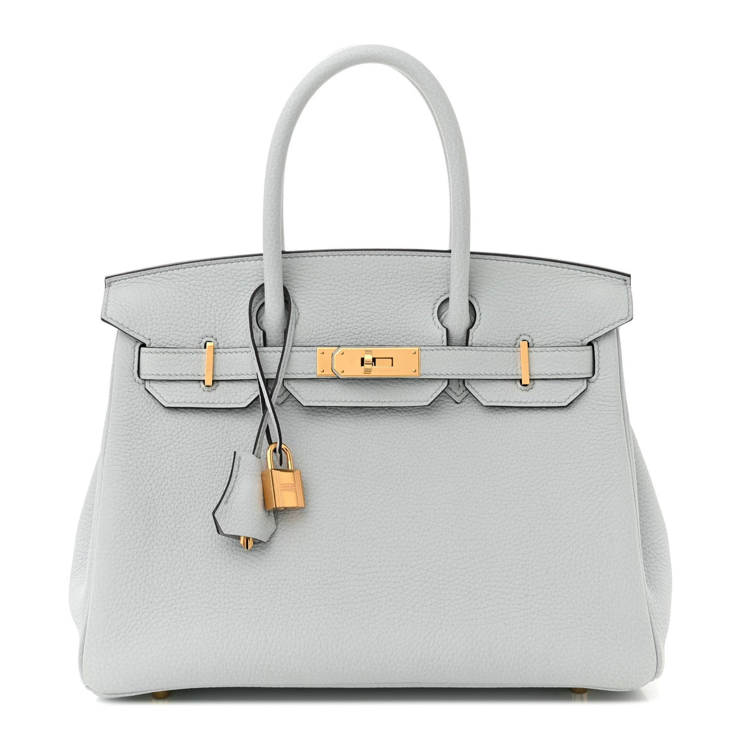 Taurillon Clemence Birkin 30 Bleu Pale