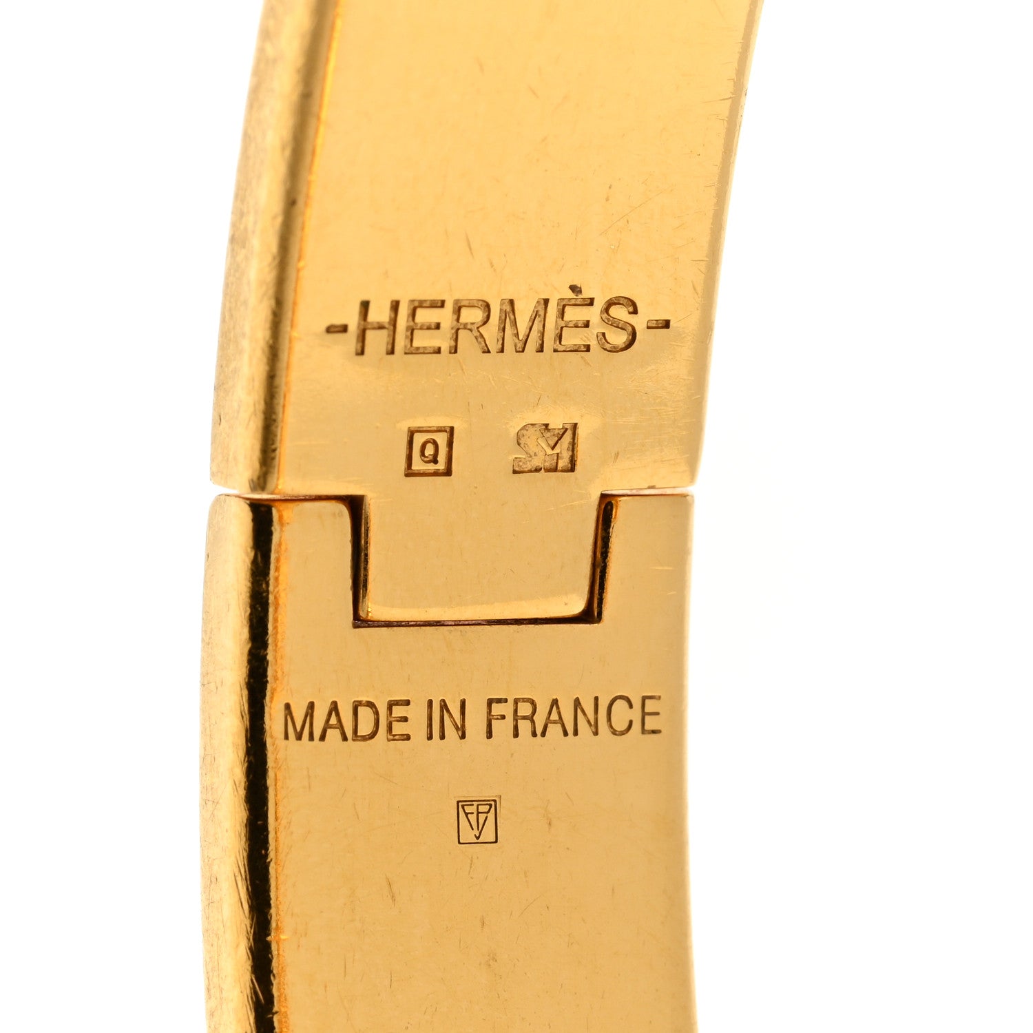Hermes Enamel Narrow Clic Clac H Bracelet PM Orange 4 of 4