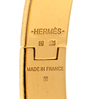 Hermes Enamel Narrow Clic Clac H Bracelet PM Orange 4 of 4