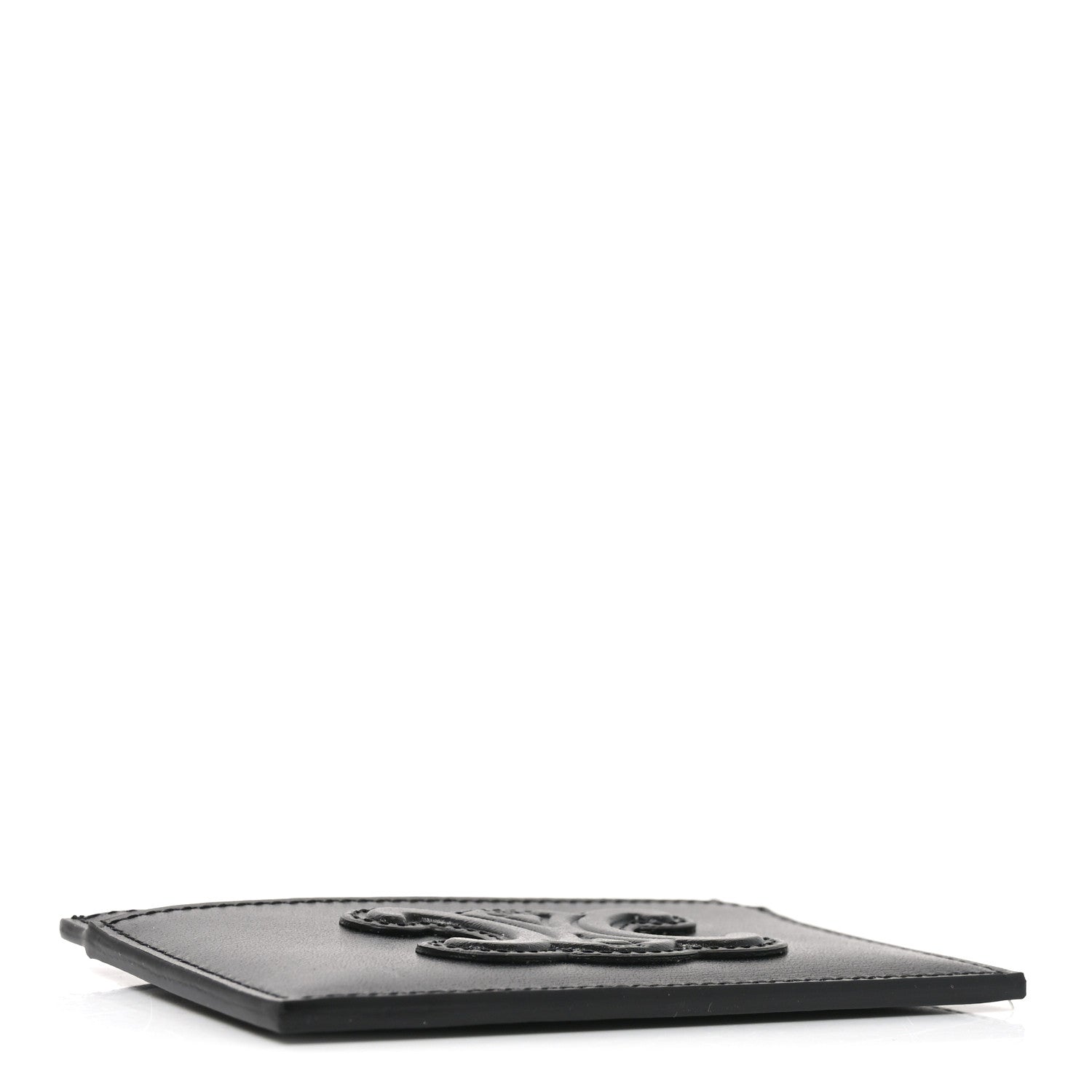 Celine Smooth Lambskin Triomphe Card Holder Black 4 of 7