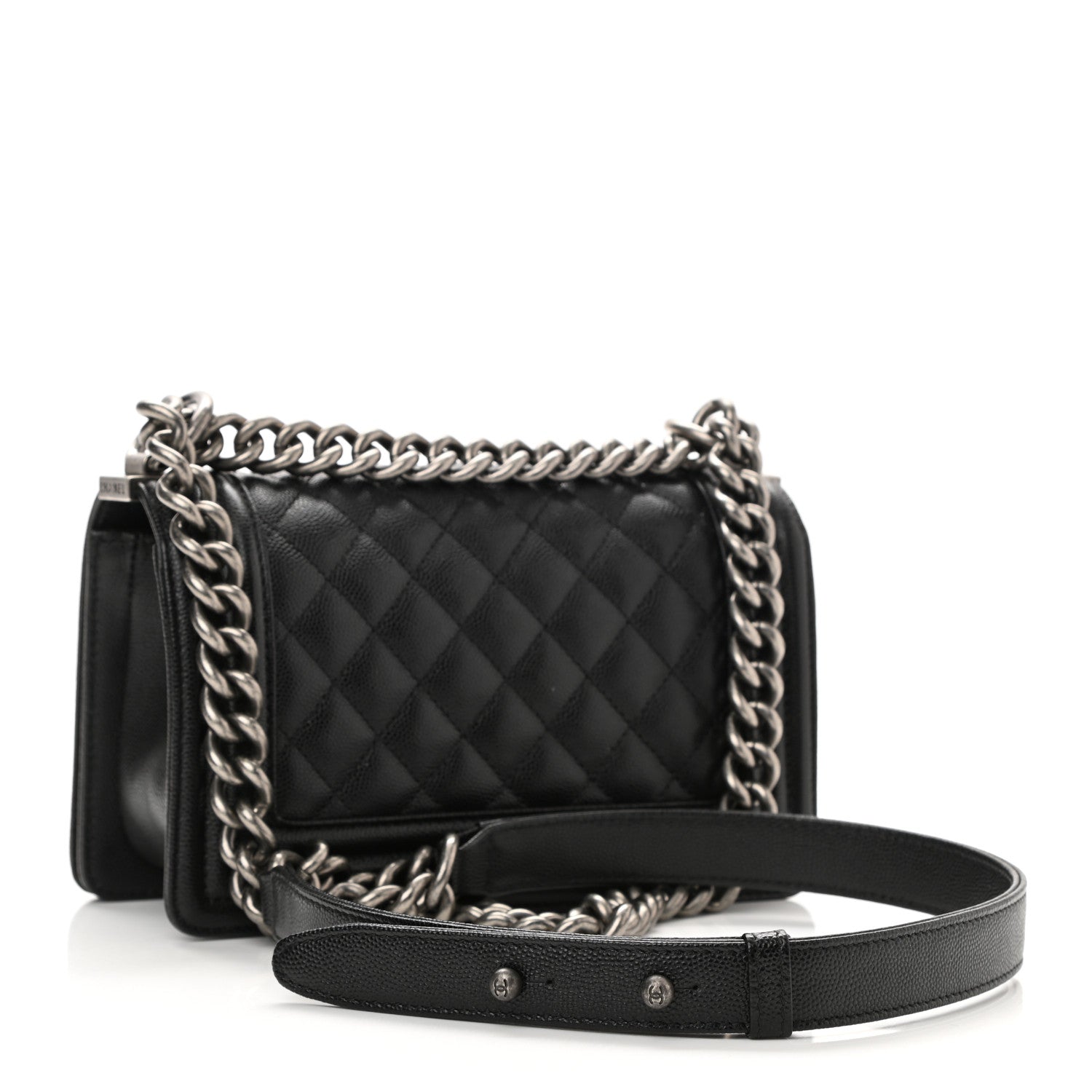 Chanel Caviar Quilted Small Boy Flap Black 3 of 11