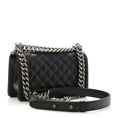 Chanel Caviar Quilted Small Boy Flap Black 3 of 11