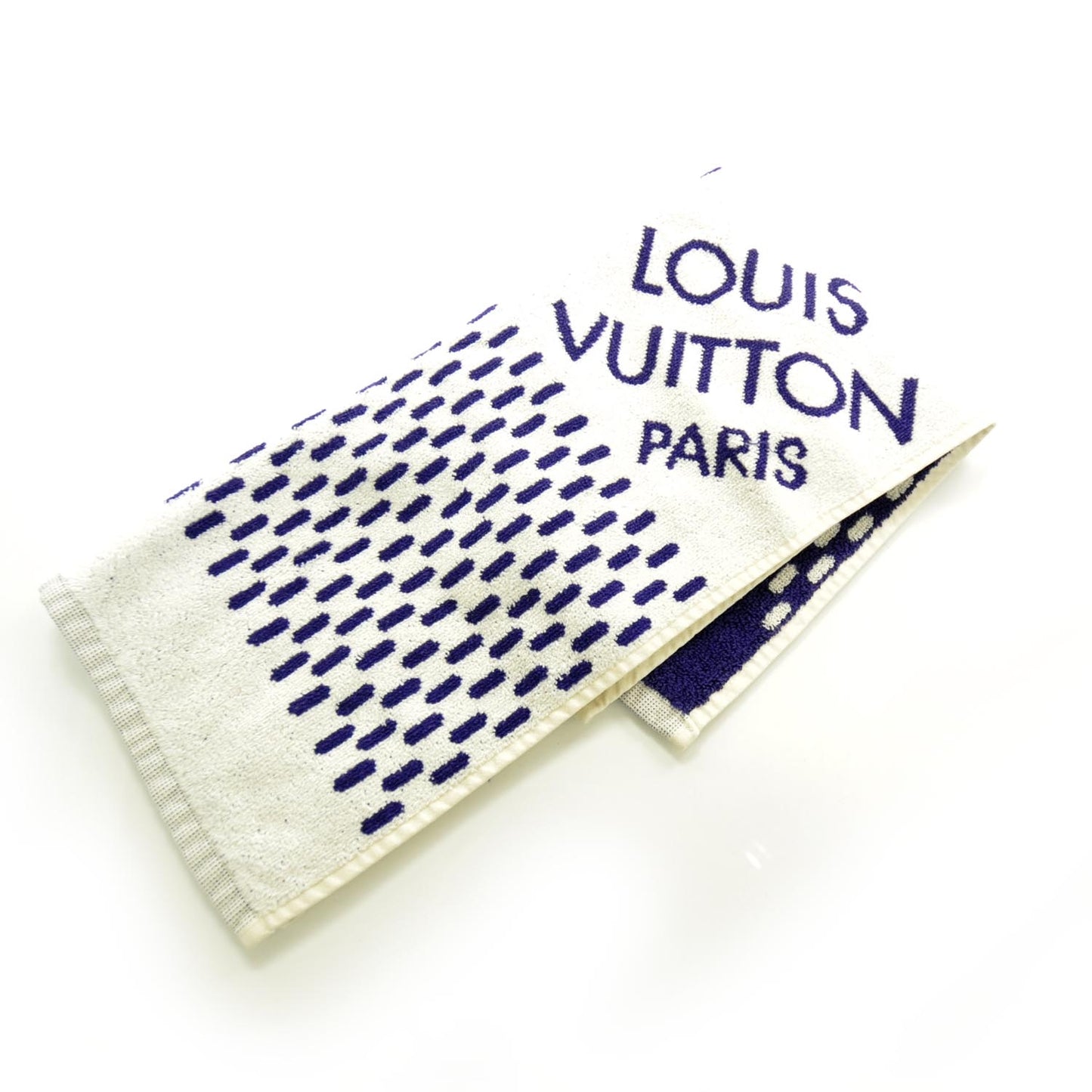 Cotton Damier Azur Gym Towel