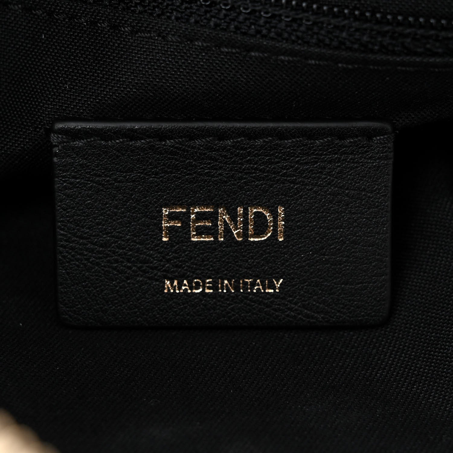 Fendi Nylon Vitello Liberty Metal Monster Eyes Studded Mini Backpack Black 6 of 10