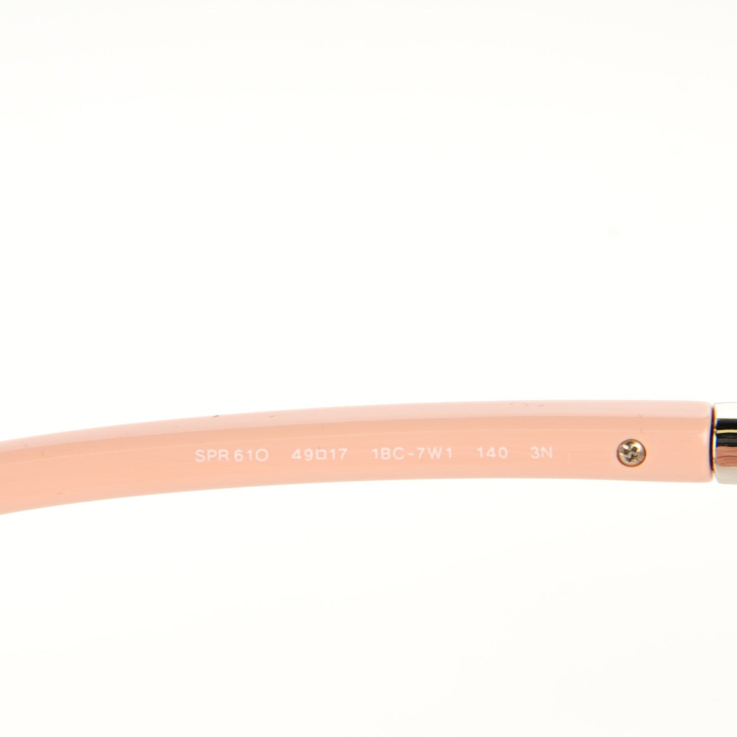 Prada Mirrored Dixie Sunglasses SPR 610 Pink 4 of 5