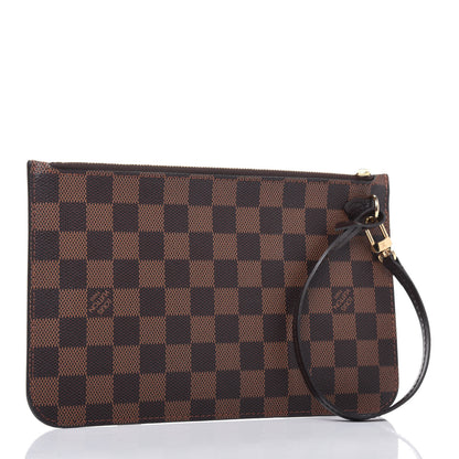 Louis Vuitton Damier Ebene Neverfull MM GM Pochette 3 of 11